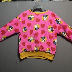 Vintage Donnkenny MICKEY & CO All Over print Minnie reversible size M/L